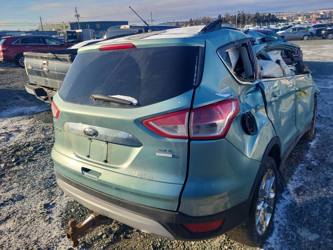 2013 Ford Escape VIN 1FMCU9H97DUA96163 Copart auction photo, biohazard/chemical / all over damage thumbnail 3