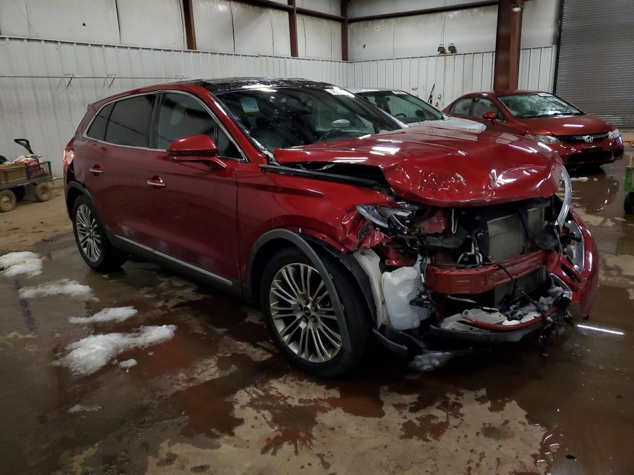 2016 Lincoln MKX VIN 2LMTJ8LR8GBL24549 Copart auction photo, front end / rear end damage thumbnail 4