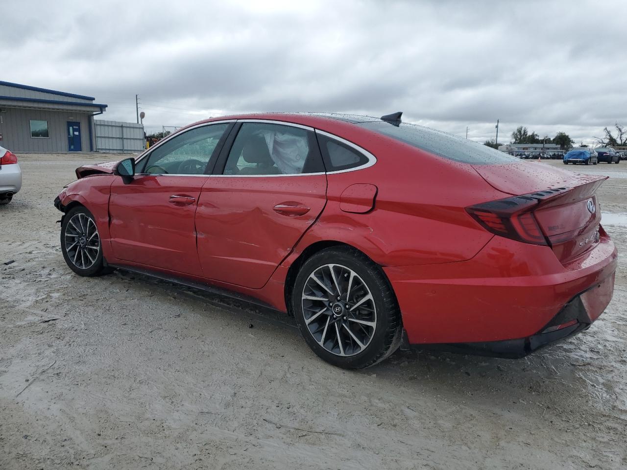 2021 Hyundai Sonata VIN 5NPEH4J25MH123632 Copart auction photo, all over damage thumbnail 2