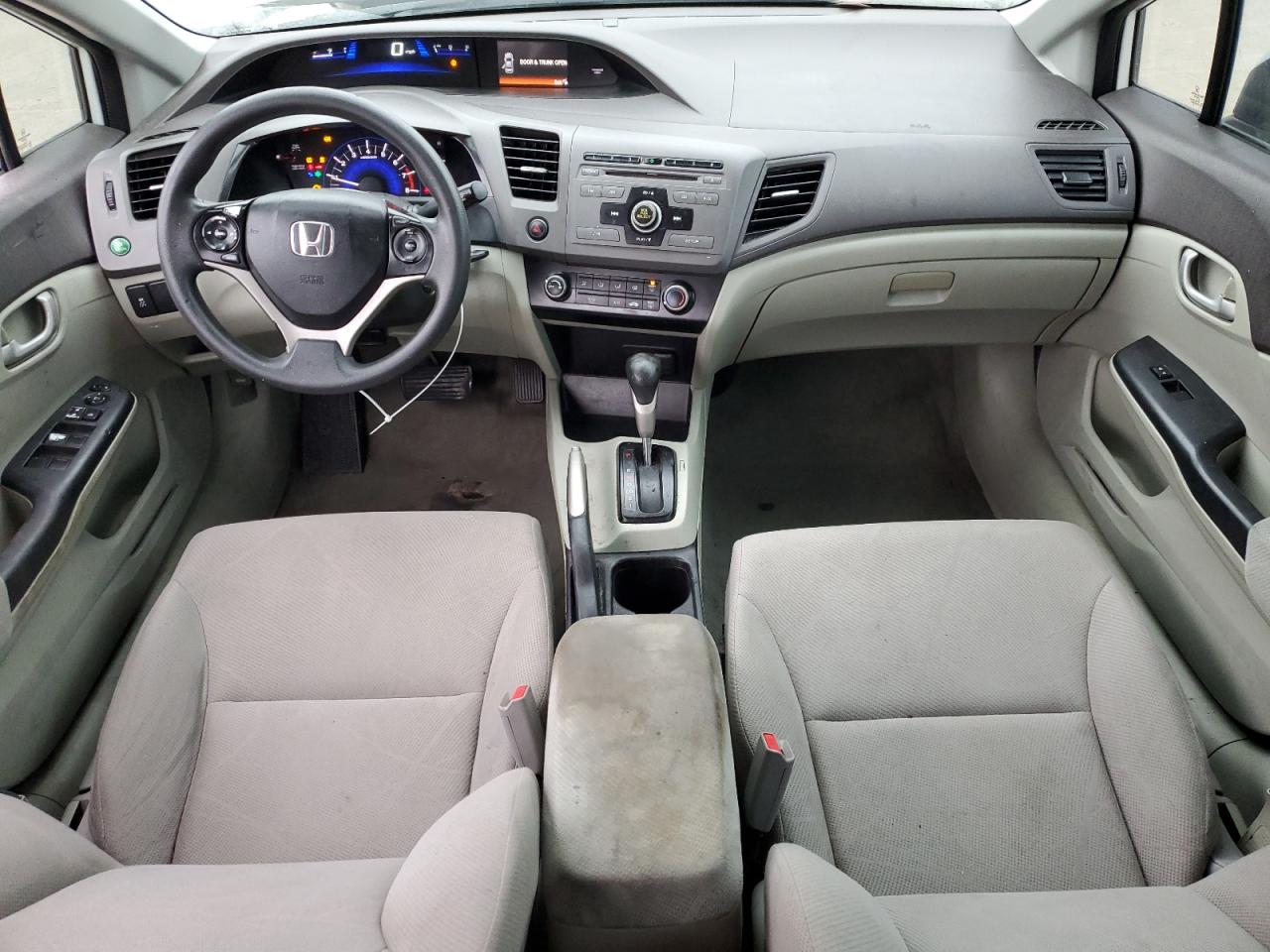 2012 Honda Civic VIN 2HGFB2F50CH601364 Copart auction photo, all over / mechanical damage thumbnail 8