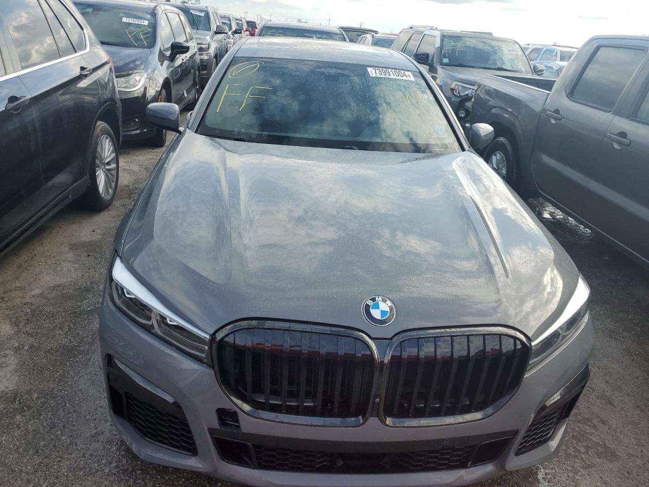 2022 BMW 7er VIN WBA7T2C00NCJ59309 Copart auction photo, water/flood damage thumbnail 5
