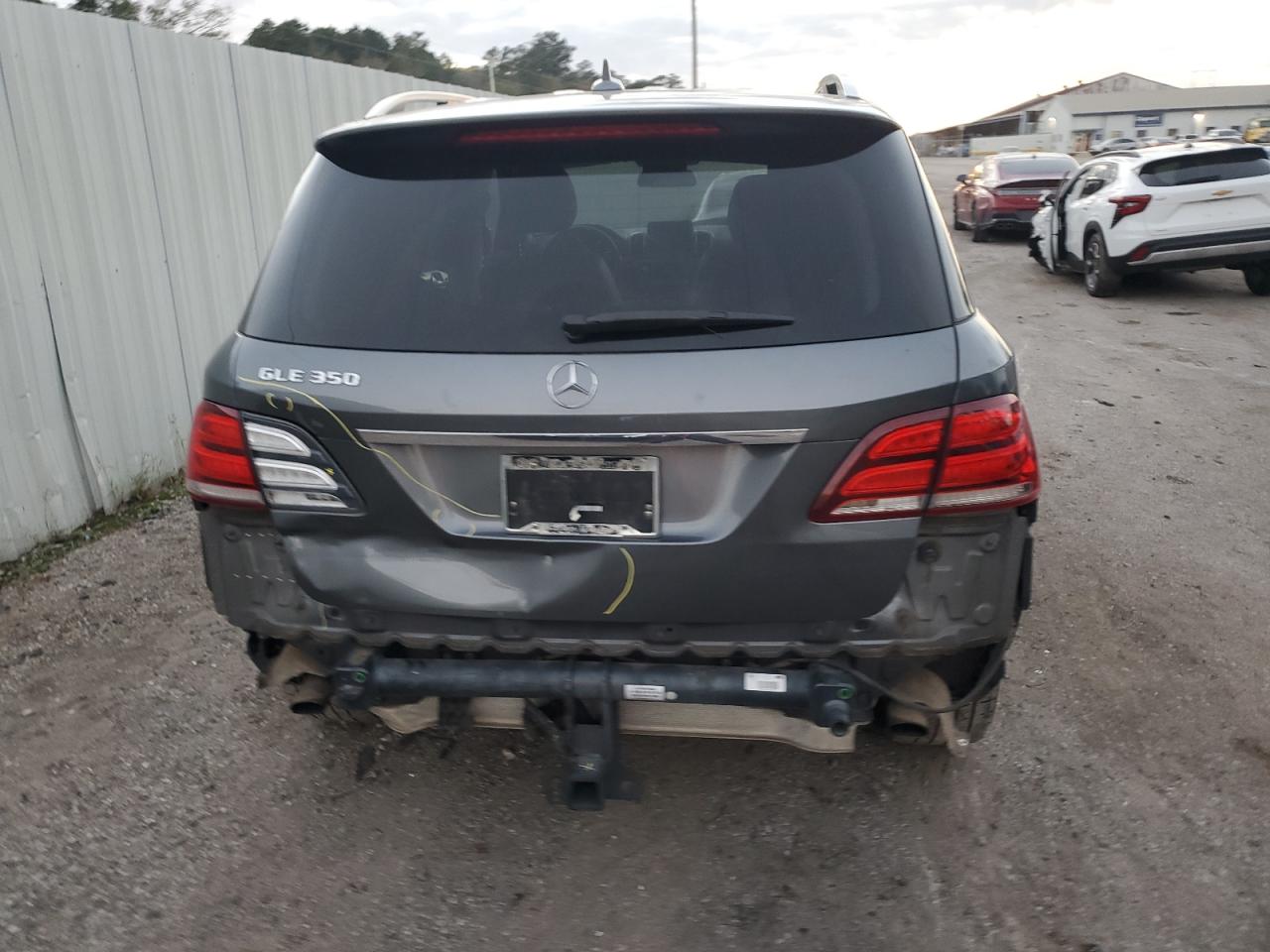 2017 Mercedes-Benz GLE VIN 4JGDA5JB7HA842251 Copart auction photo, rear end damage thumbnail 6