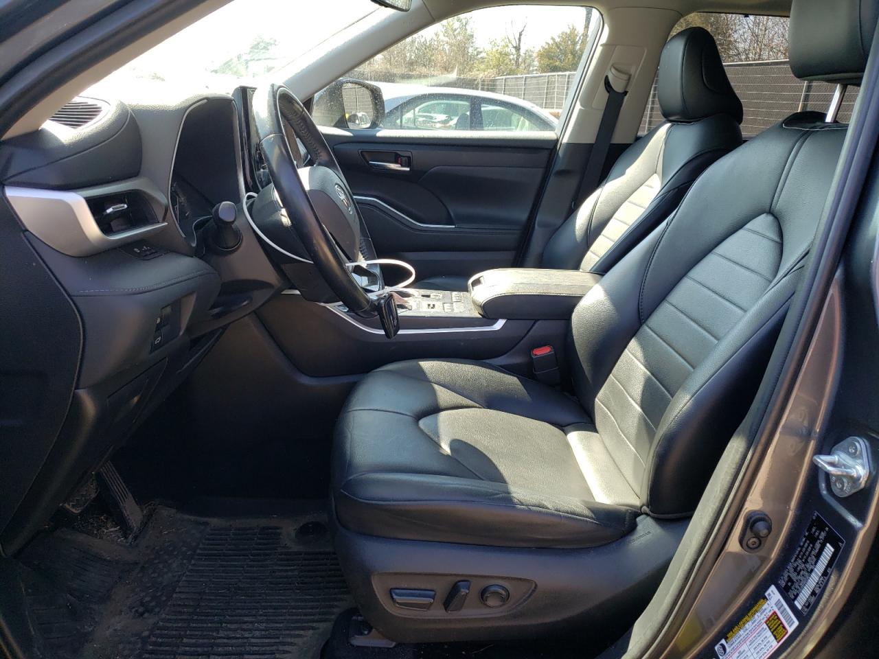 2021 Toyota Highlander VIN 5TDGZRBH4MS528011 Copart auction photo, front end damage thumbnail 7