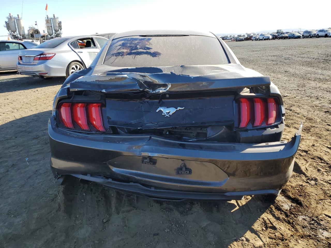 2018 Ford Mustang VIN 1FA6P8TH0J5127007 Copart auction photo, all over damage thumbnail 6