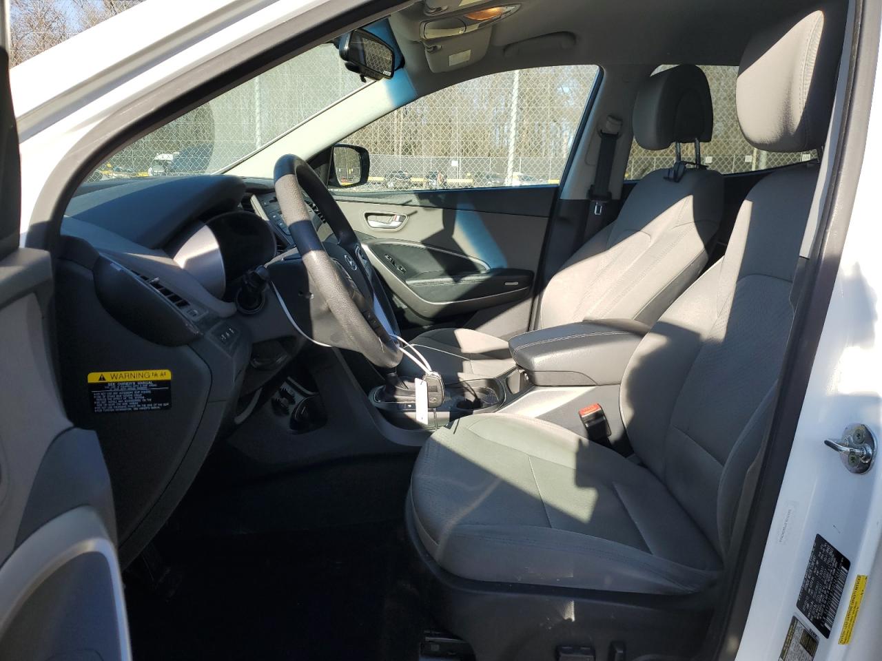 2016 Hyundai Santa Fe VIN 5XYZU3LB7GG342866 Copart auction photo, front end damage thumbnail 7