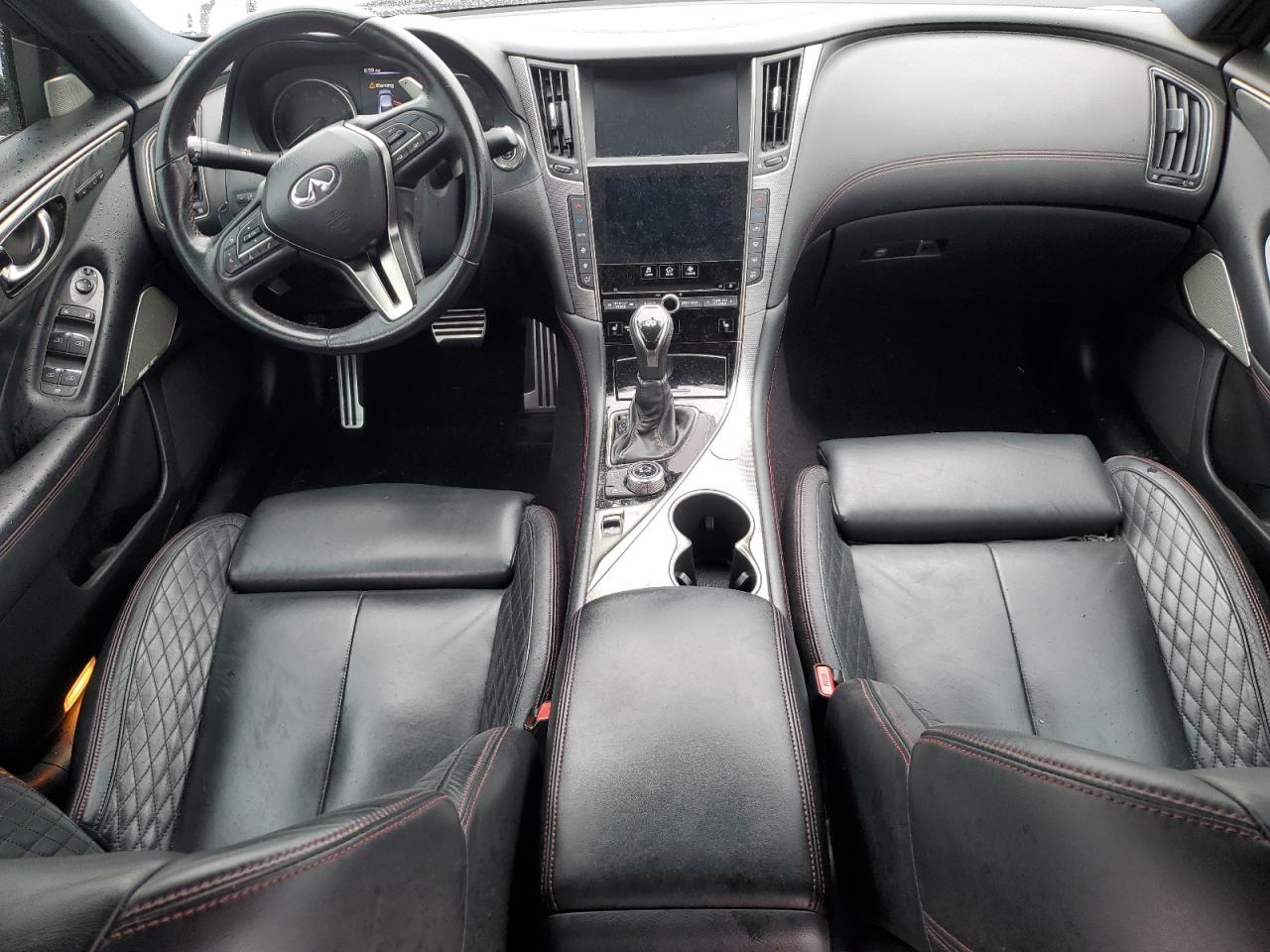 2018 Infiniti Q50 VIN JN1FV7AP7JM461483 Copart auction photo, vandalism damage thumbnail 8