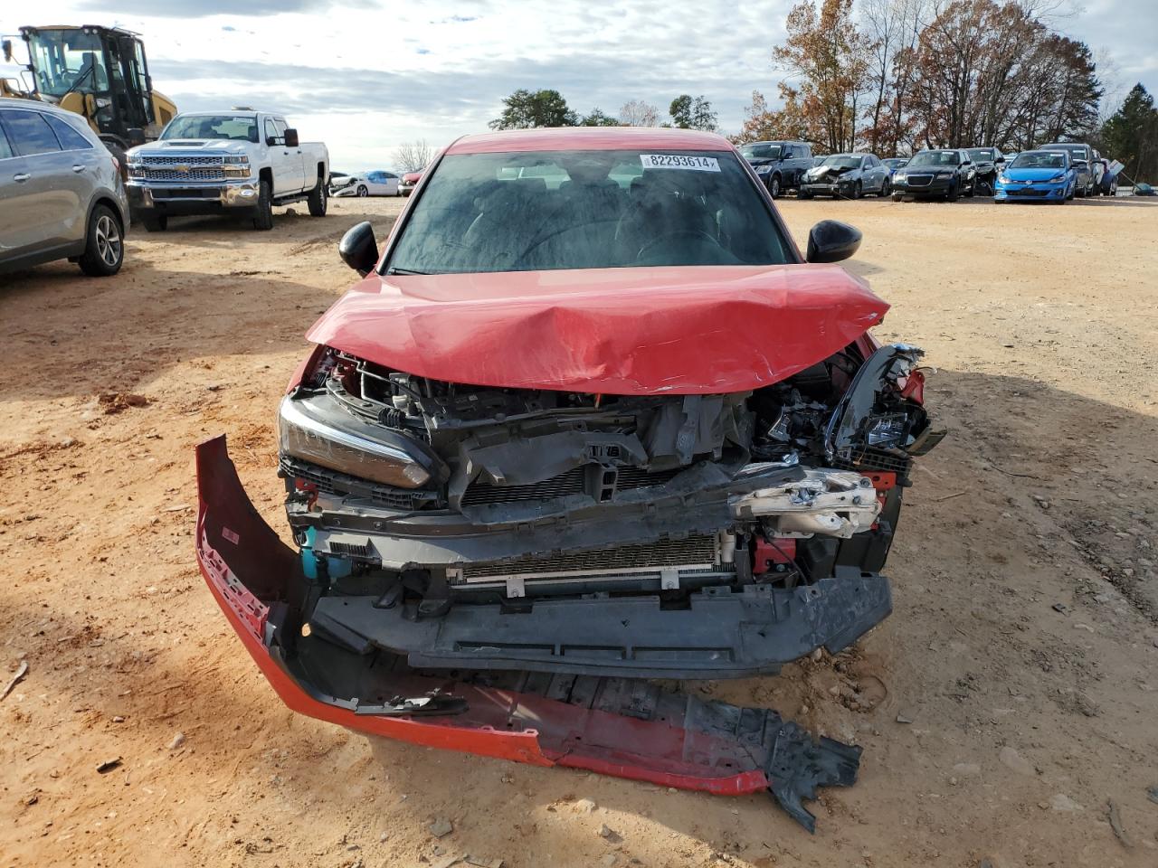 2022 Honda Civic VIN 2HGFE2F50NH584527 Copart auction photo, front end / side damage thumbnail 5
