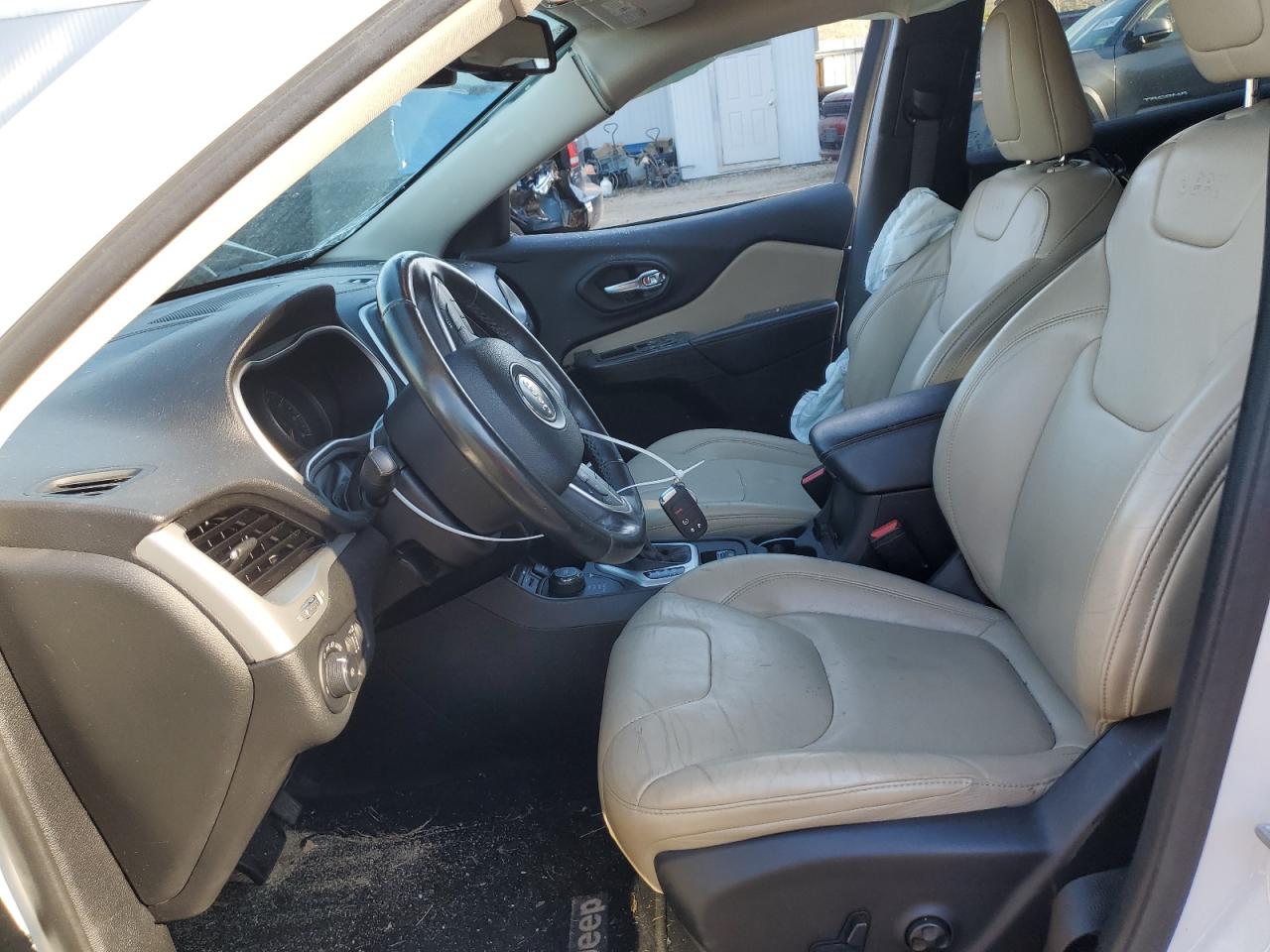2015 Jeep Grand Cherokee VIN 1C4PJMDS6FW751561 Copart auction photo, front end / side damage thumbnail 7