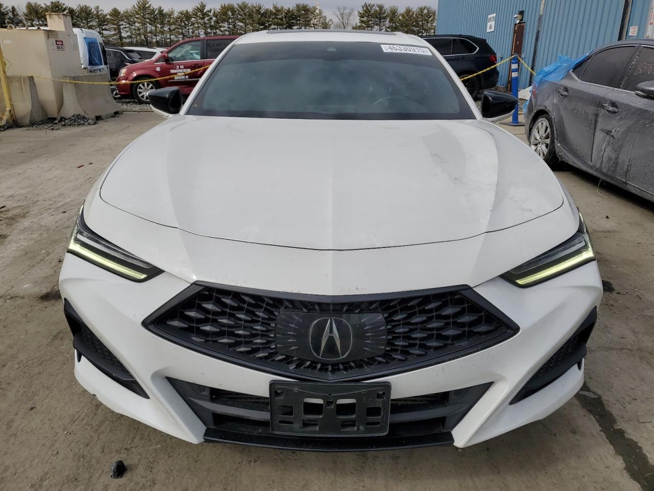 2021 Acura TLX VIN 19UUB6F57MA008583 Copart auction photo, rear end damage thumbnail 5