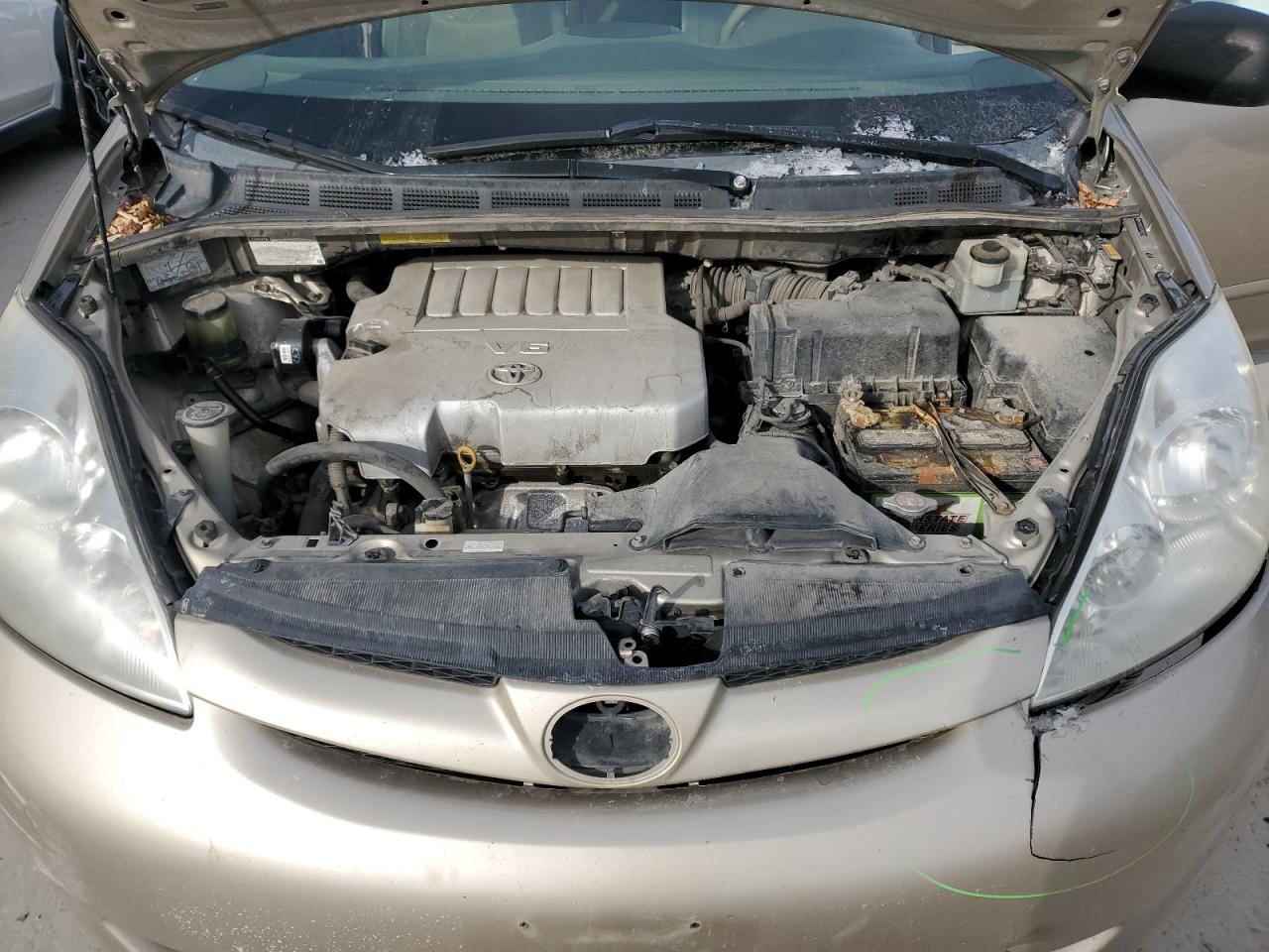 2007 Toyota Sienna VIN 5TDZK23C77S007179 Copart auction photo, front end / rear end damage thumbnail 12