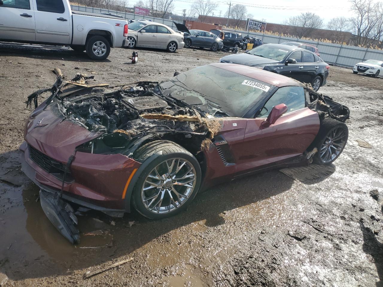 2016 Chevrolet Corvette VIN 1G1YU2D64G5612824 - Copart auction photo