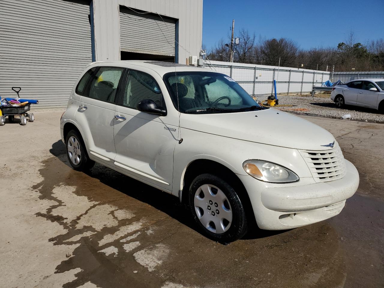 2005 Chrysler PT Cruiser VIN 3C4FY58B95T502635 Copart auction photo, front end / side damage thumbnail 4