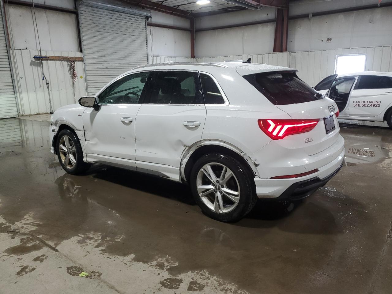 2020 Audi Q3 VIN WA1EECF36L1053109 Copart auction photo, side damage thumbnail 2