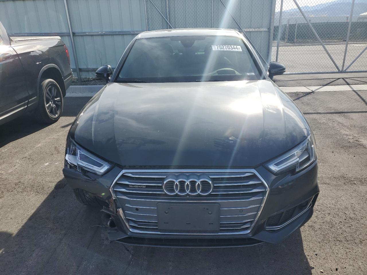 2017 Audi A4 VIN WAUFNAF41HN036495 Copart auction photo, front end / side damage thumbnail 5