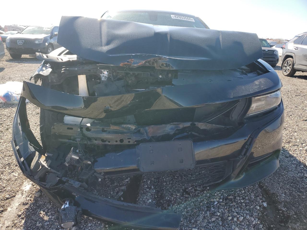 2018 Dodge Charger VIN 2C3CDXBG1JH272627 Copart auction photo, front end / side damage thumbnail 5