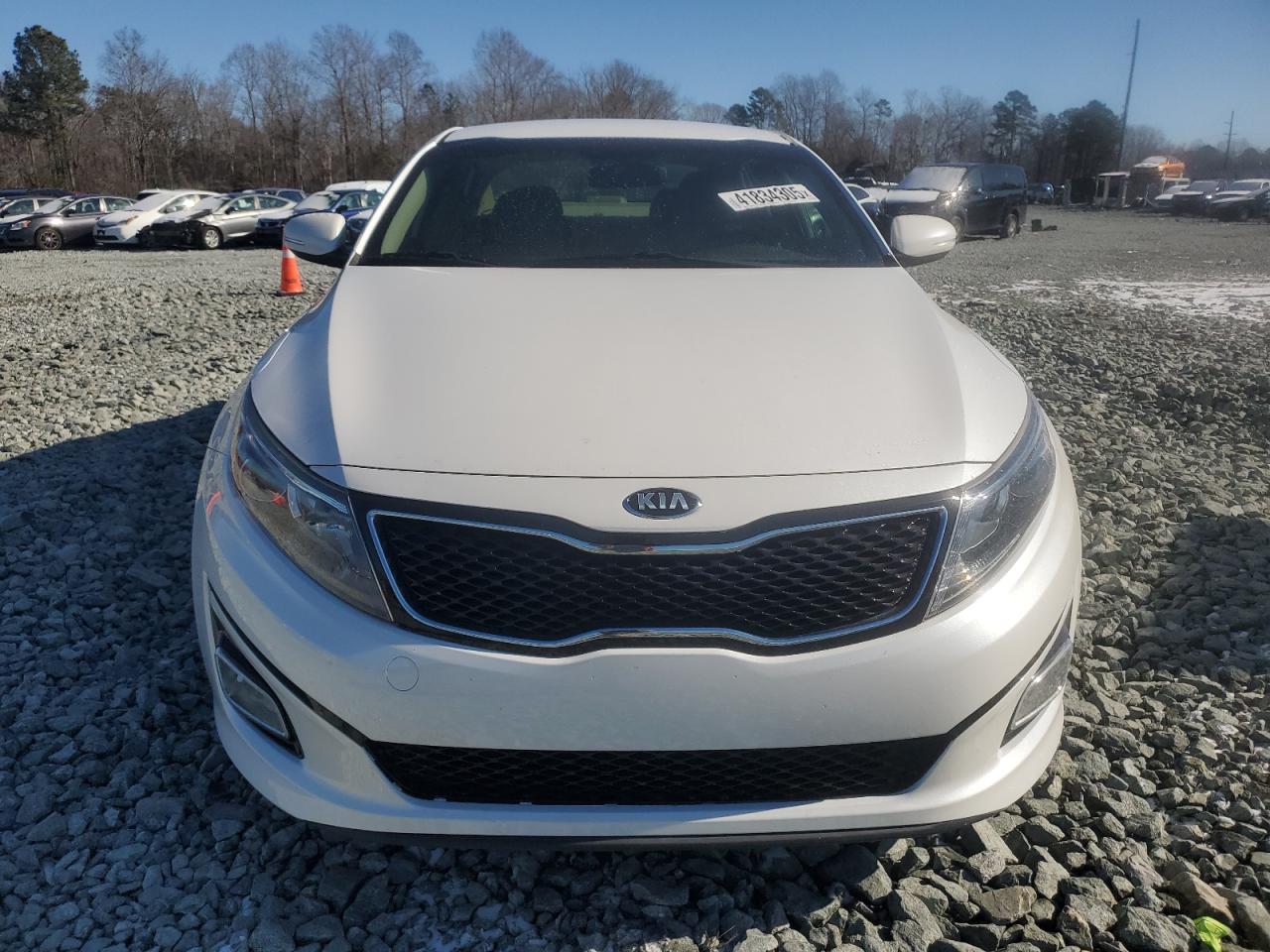 2015 KIA Optima VIN KNAGM4A78F5560668 Copart auction photo, rear end / side damage thumbnail 5