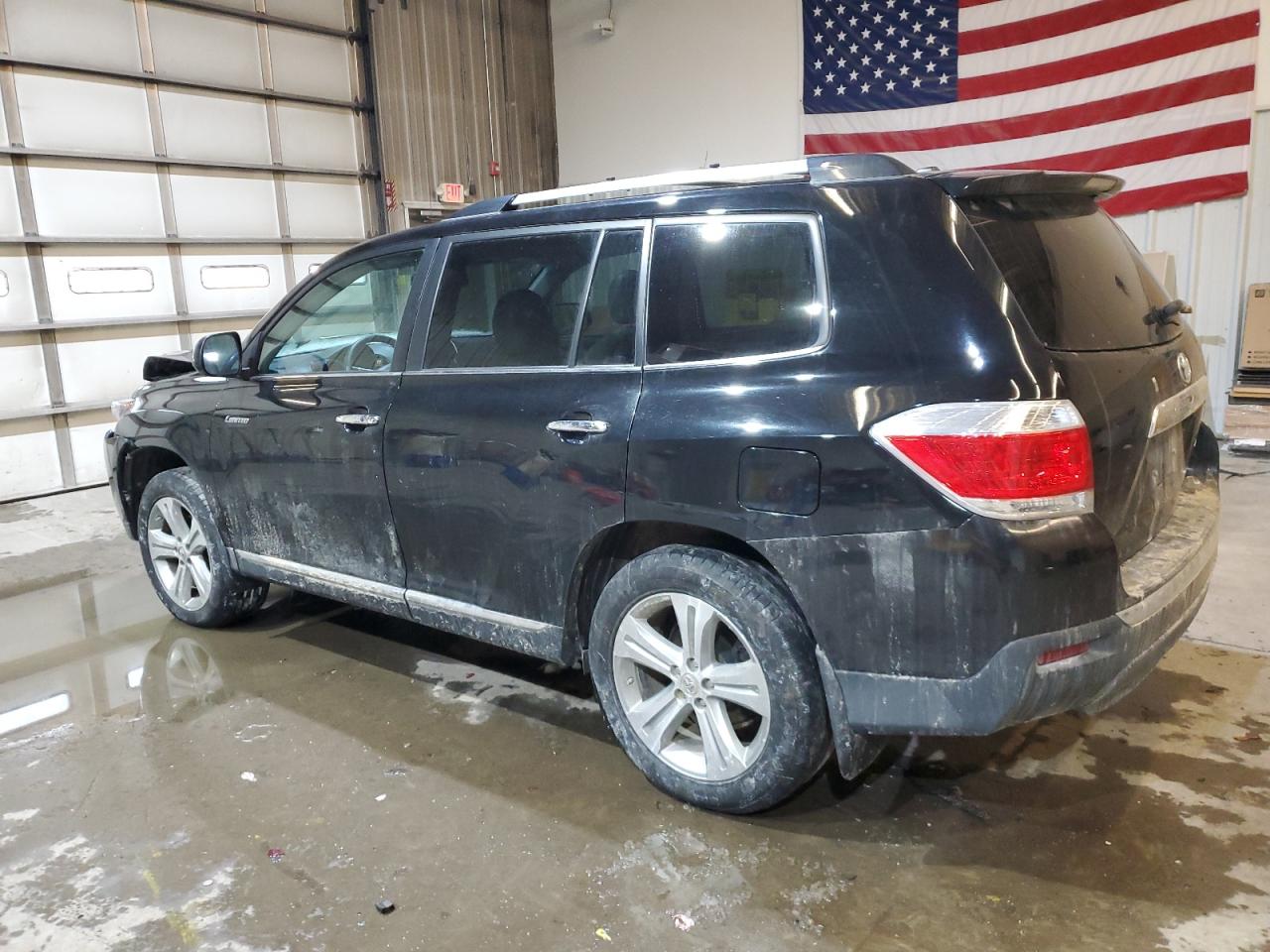 2013 Toyota Highlander VIN 5TDDK3EH0DS251227 Copart auction photo, front end damage thumbnail 2