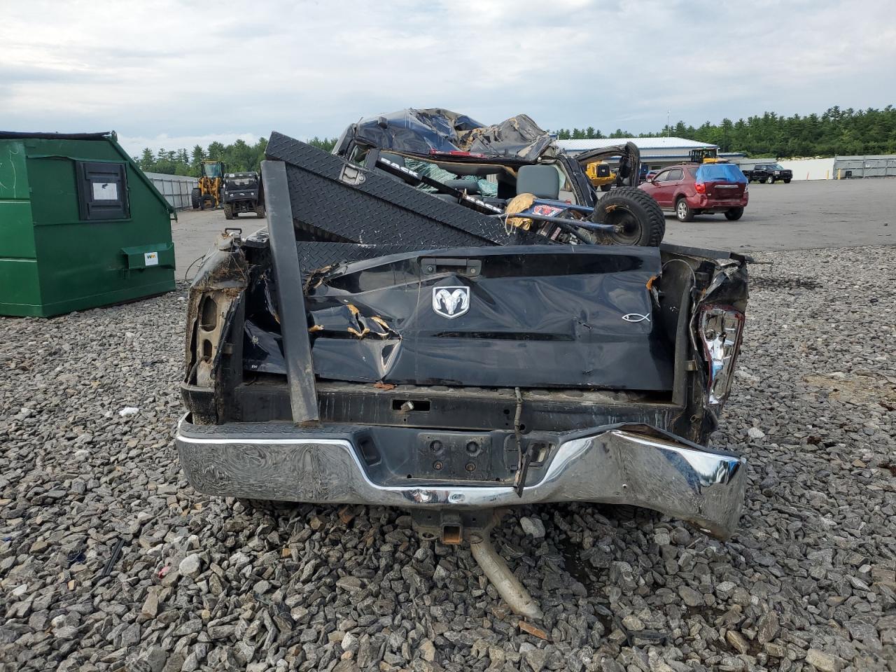 2013 RAM 1500 VIN 1C6RR7ST4DS672495 Copart auction photo, all over damage thumbnail 6