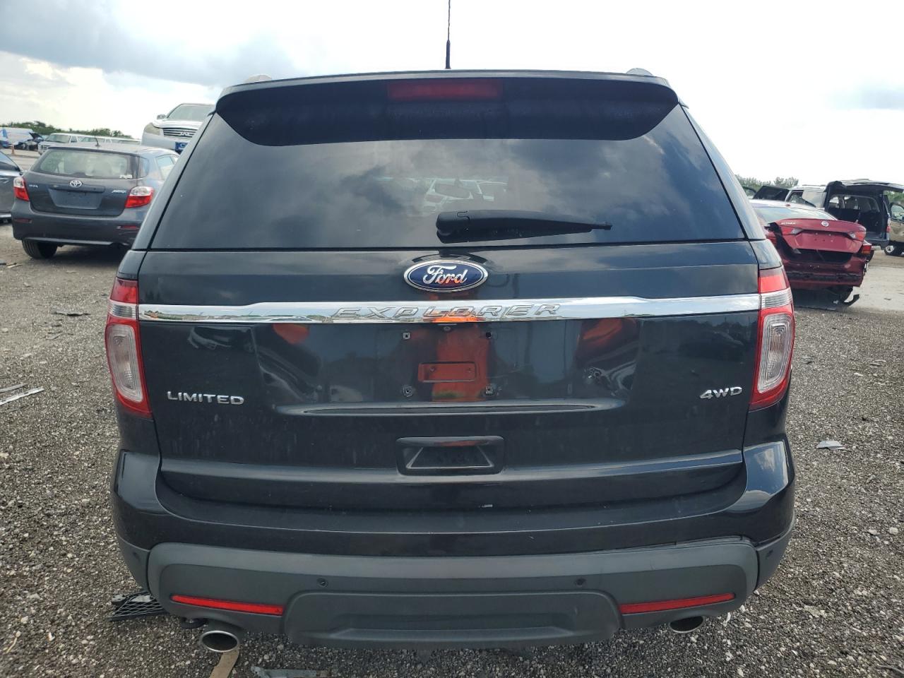 2015 Ford Explorer VIN 1FM5K8F89FGA16284 Copart auction photo, front end / undercarriage damage thumbnail 6