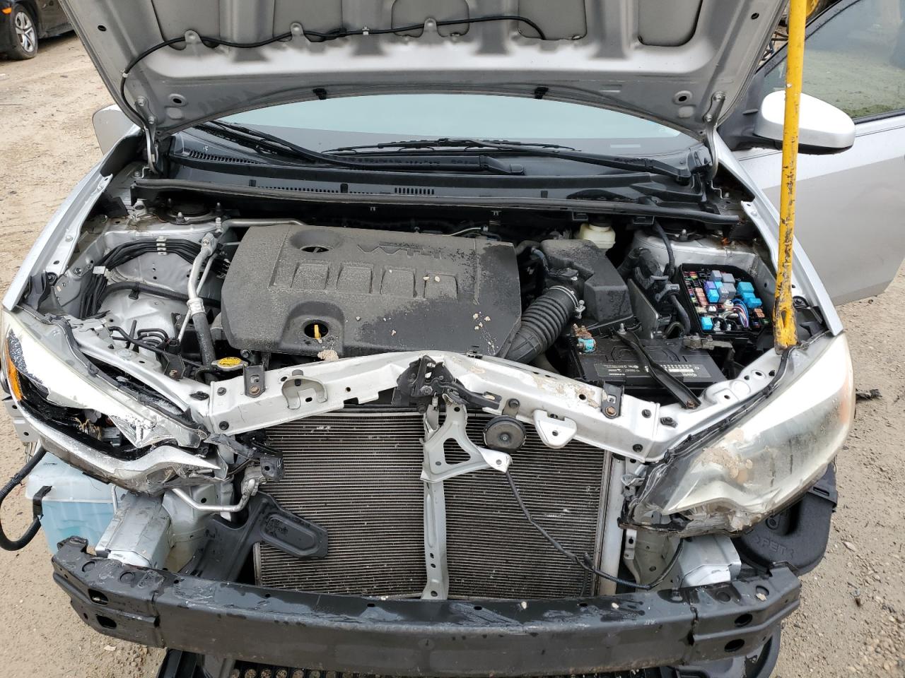 2015 Toyota Corolla VIN 2T1BURHE2FC460194 Copart auction photo, front end damage thumbnail 12