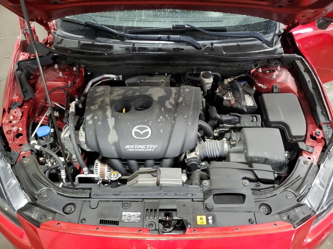 2018 Mazda 3 VIN 3MZBN1U78JM209084 Copart auction photo, front end / side damage thumbnail 12