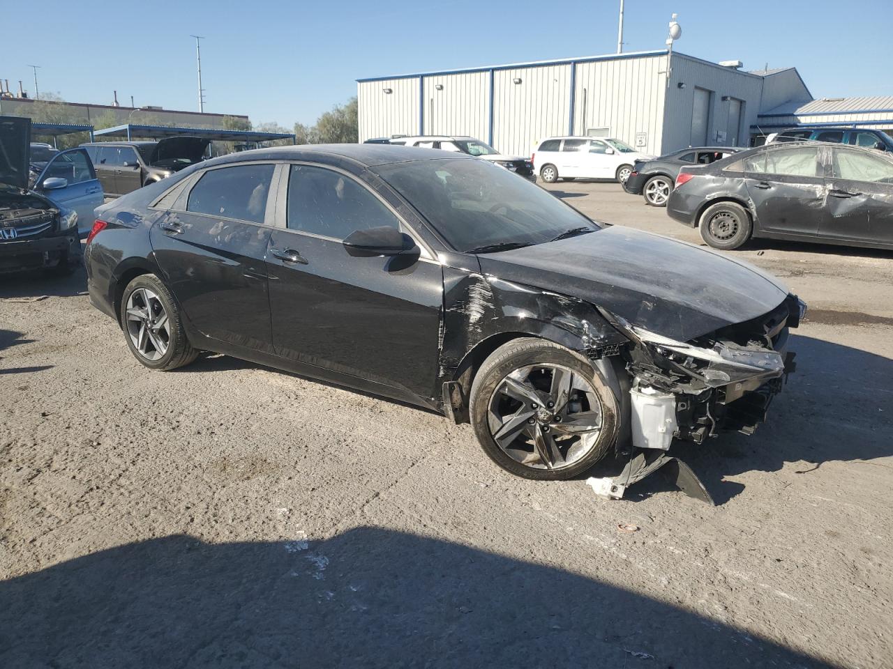 2023 Hyundai Elantra VIN 5NPLS4AG7PH107361 Copart auction photo, front end damage thumbnail 4