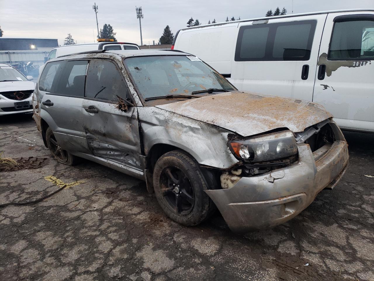 2007 Subaru Forester VIN JF1SG63667H714627 Copart auction photo, all over damage thumbnail 4