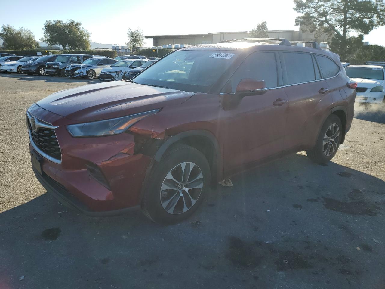 2022 Toyota Highlander VIN 5TDBZRBH6NS178828