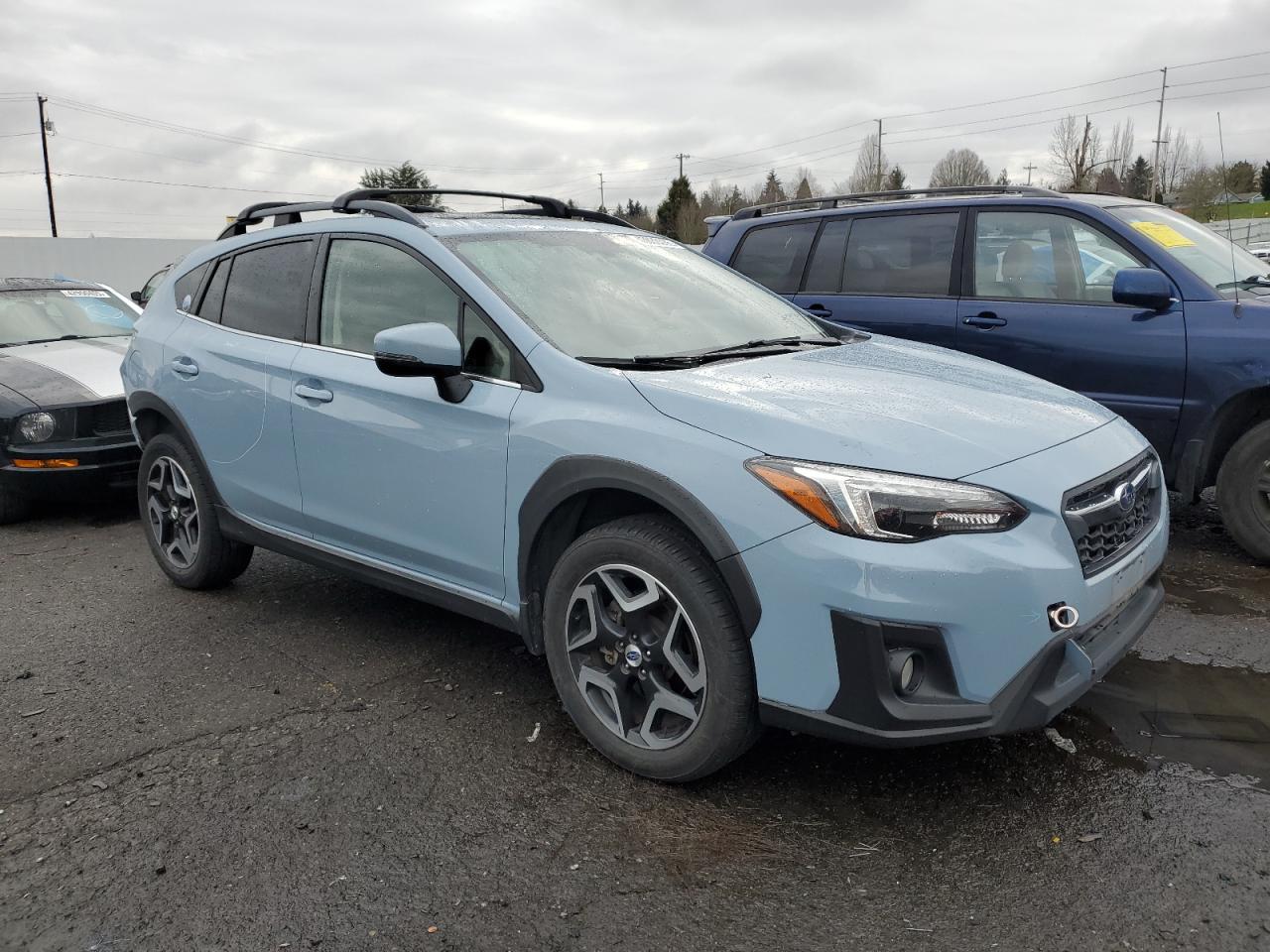 2018 Subaru XV VIN JF2GTAMC4JH319003 Copart auction photo, rear end damage thumbnail 4