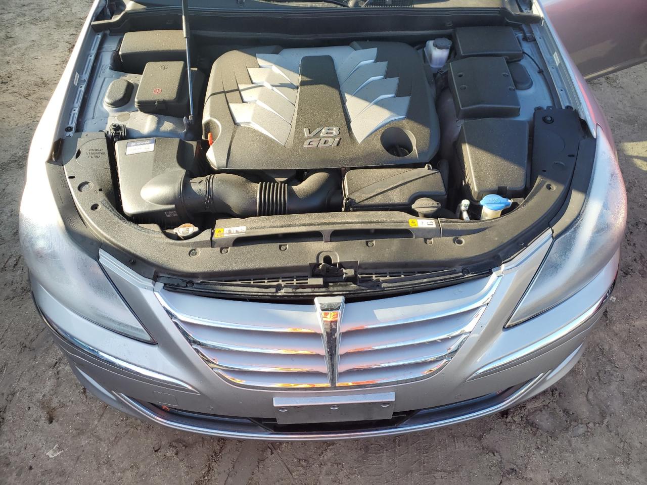 2013 Hyundai Genesis VIN KMHGC4DH6DU242251 Copart auction photo, water/flood damage thumbnail 11