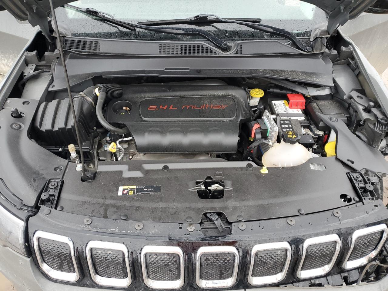 2022 Jeep Compass VIN 3C4NJDCB7NT196424 Copart auction photo, rear end / front end damage thumbnail 14