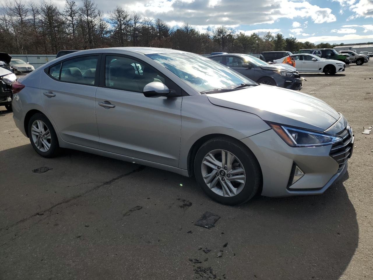2020 Hyundai Elantra VIN 5NPD84LF9LH572869 Copart auction photo, front end / minor dent/scratches damage thumbnail 4
