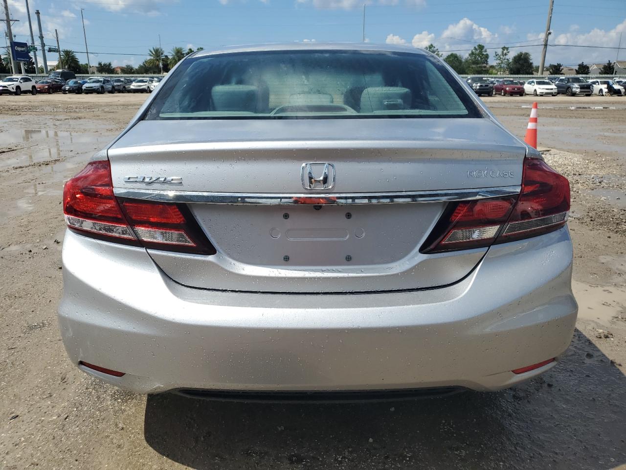 2015 Honda Civic VIN 19XFB2F58FE013081 Copart auction photo, water/flood damage thumbnail 6