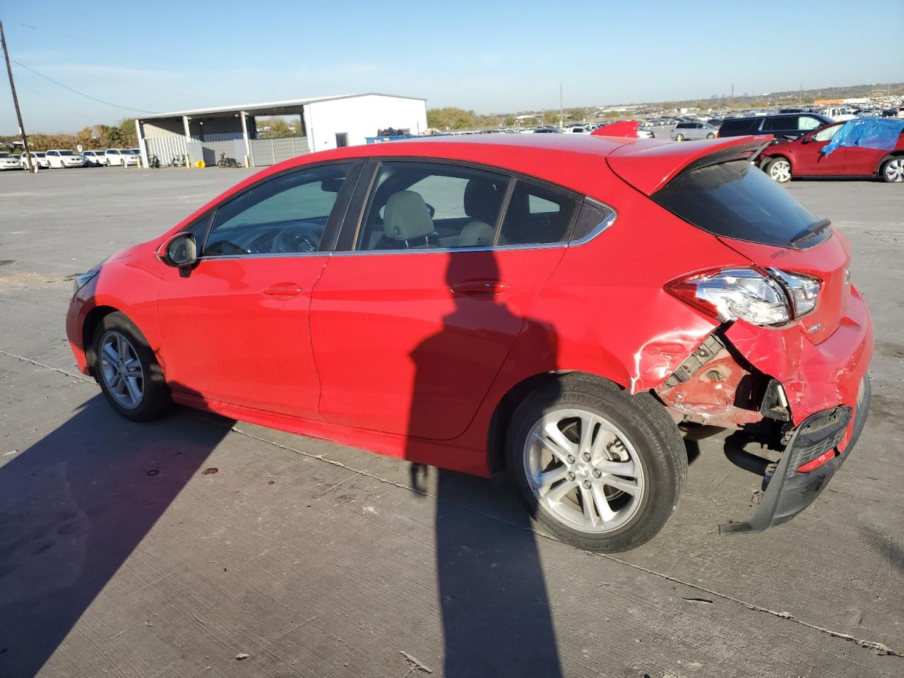 2017 Chevrolet Cruze VIN 3G1BE6SM9HS588474 Copart auction photo, rear end damage thumbnail 2