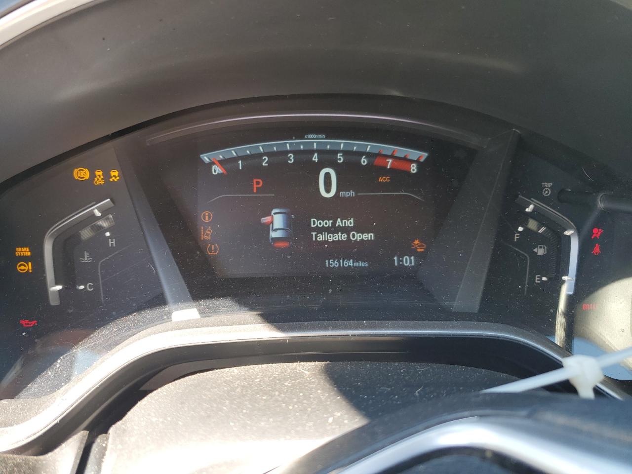2017 Honda CR-V VIN 7FARW1H54HE000869 Copart auction photo, side / front end damage thumbnail 9