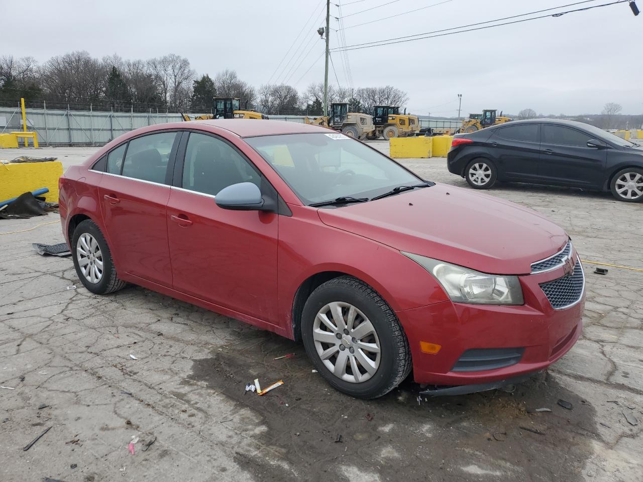 2011 Chevrolet Cruze VIN 1G1PF5S96B7156598 Copart auction photo, front end damage thumbnail 4