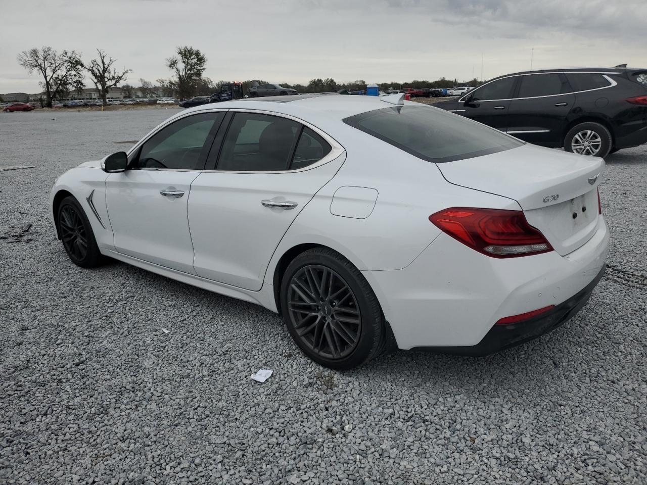 2019 Genesis G70 VIN KMTG34LA4KU042623 Copart auction photo, all over damage thumbnail 2
