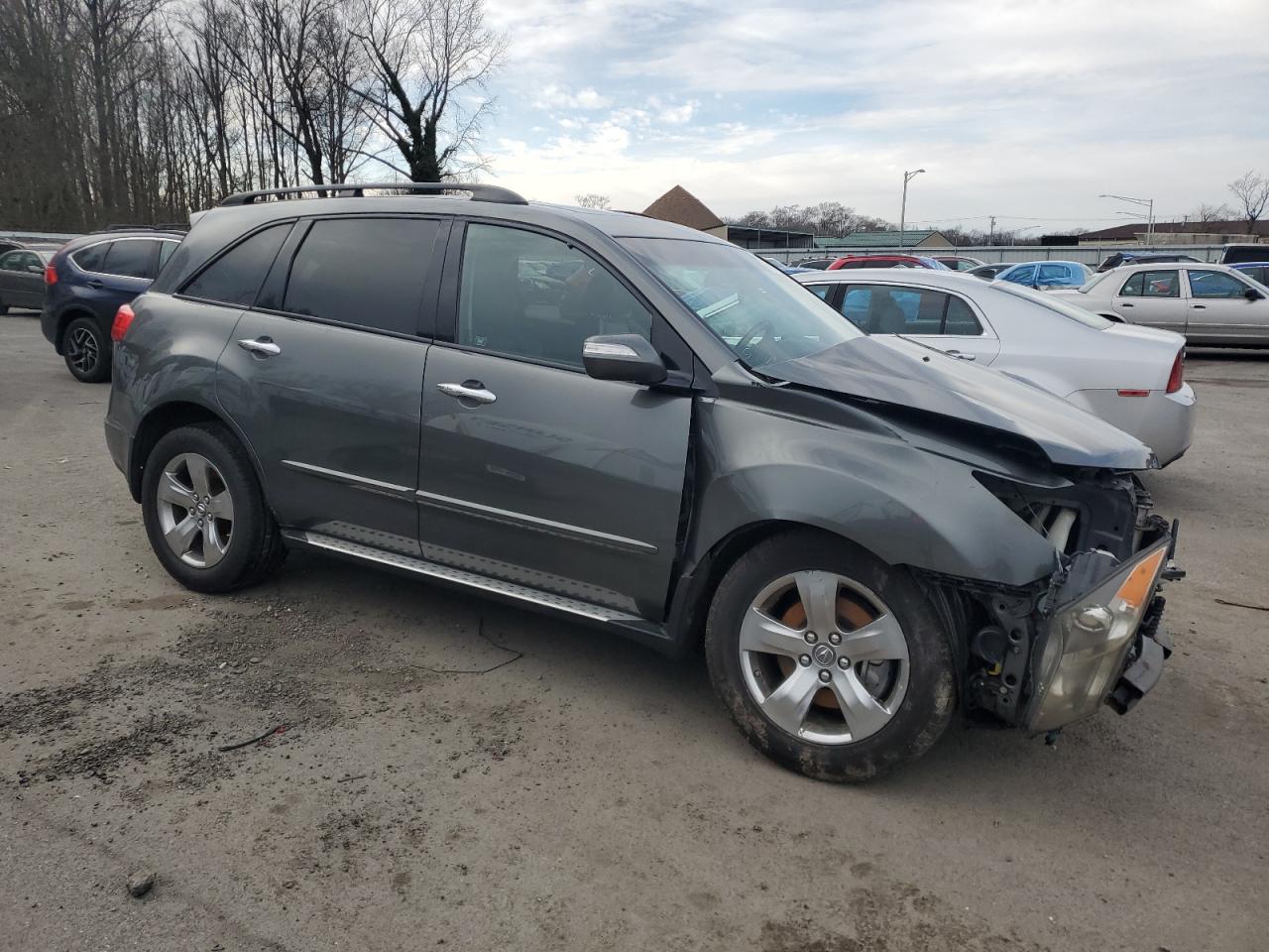 2007 Acura MDX VIN 2HNYD28877H528454 Copart auction photo, front end / rear end damage thumbnail 4