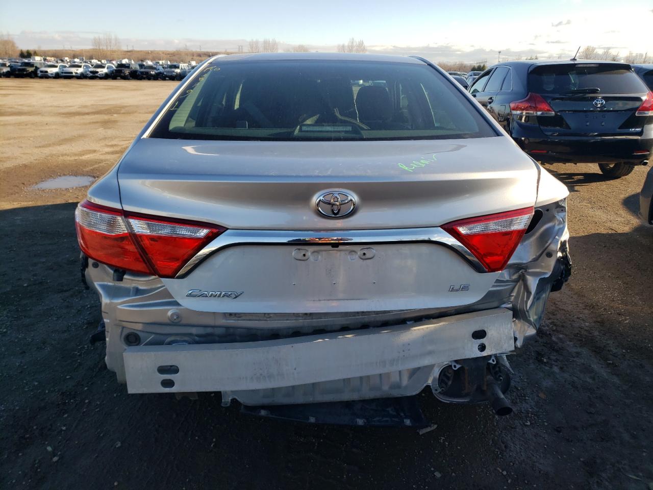 2015 Toyota Camry VIN 4T1BF1FK0FU991638 Copart auction photo, rear end / undercarriage damage thumbnail 6