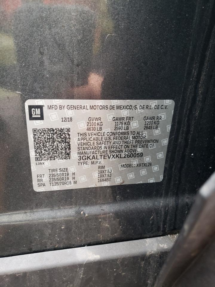 2019 GMC Terrain VIN 3GKALTEVXKL260059 Copart auction photo, front end damage thumbnail 15