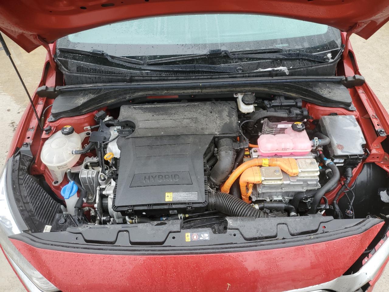 2021 Hyundai IONIQ VIN KMHC65LC4MU245196 Copart auction photo, front end damage thumbnail 11
