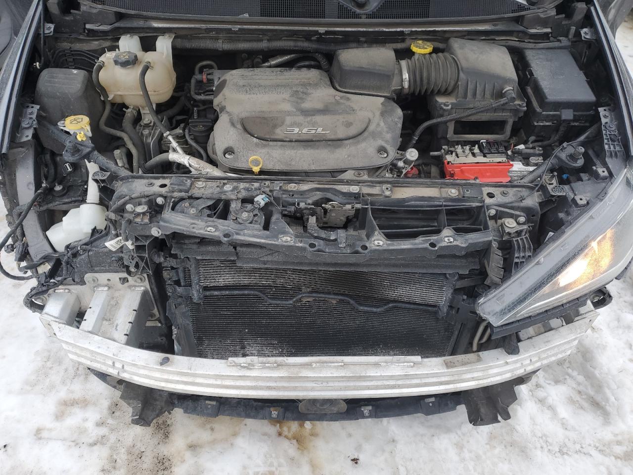 2019 Chrysler Pacifica VIN 2C4RC1EGXKR541334 Copart auction photo, front end / side damage thumbnail 12