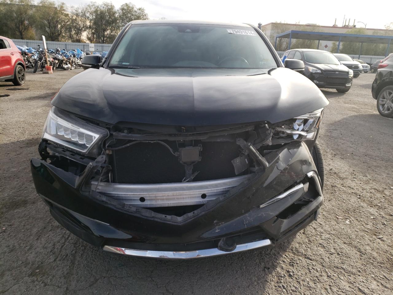 2019 Acura MDX VIN 5J8YD4H35KL021233 Copart auction photo, front end damage thumbnail 5
