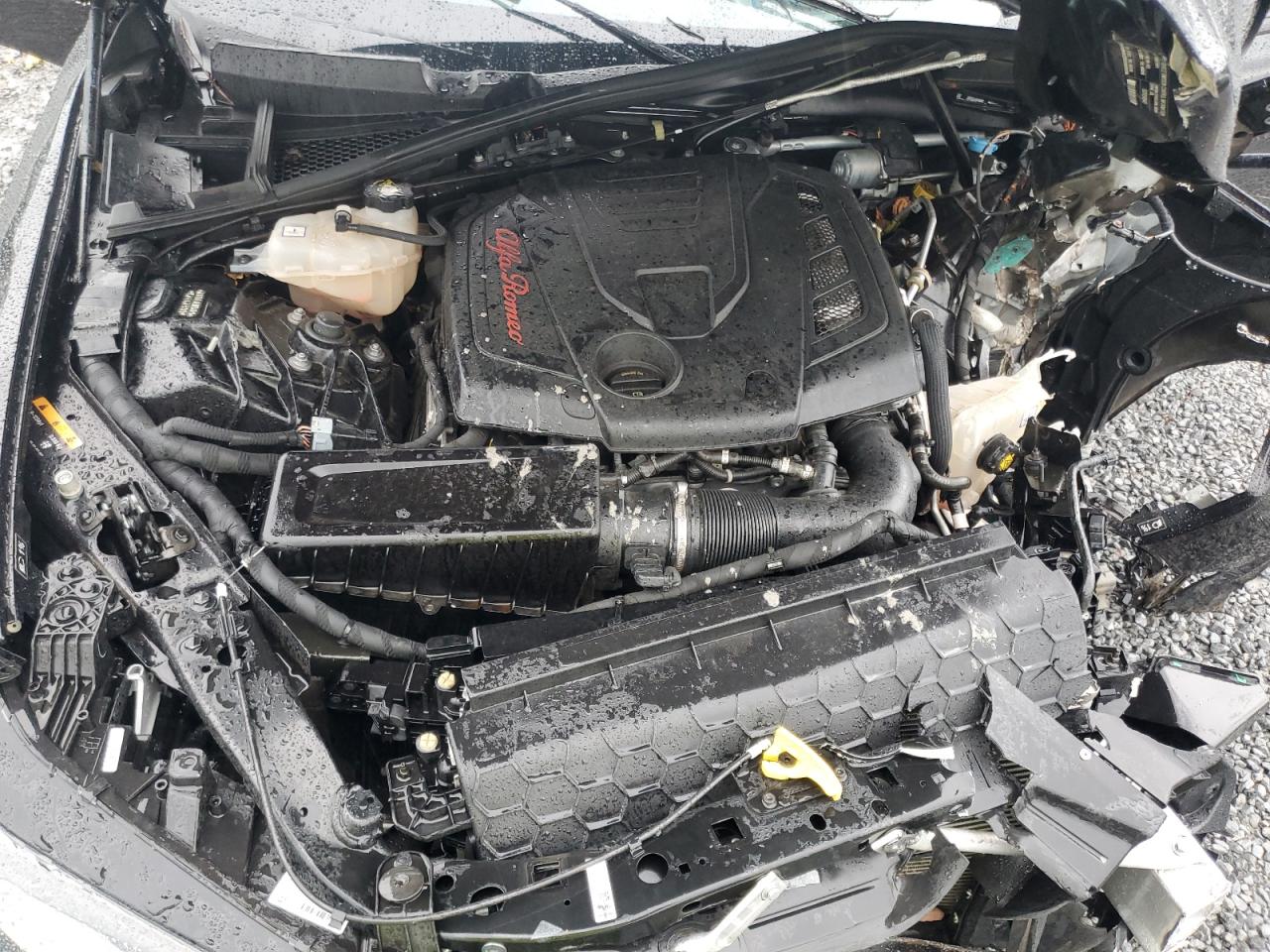 2019 Alfa Romeo Giulia VIN ZARFAMBN1K7607399 Copart auction photo, front end / rear end damage thumbnail 12