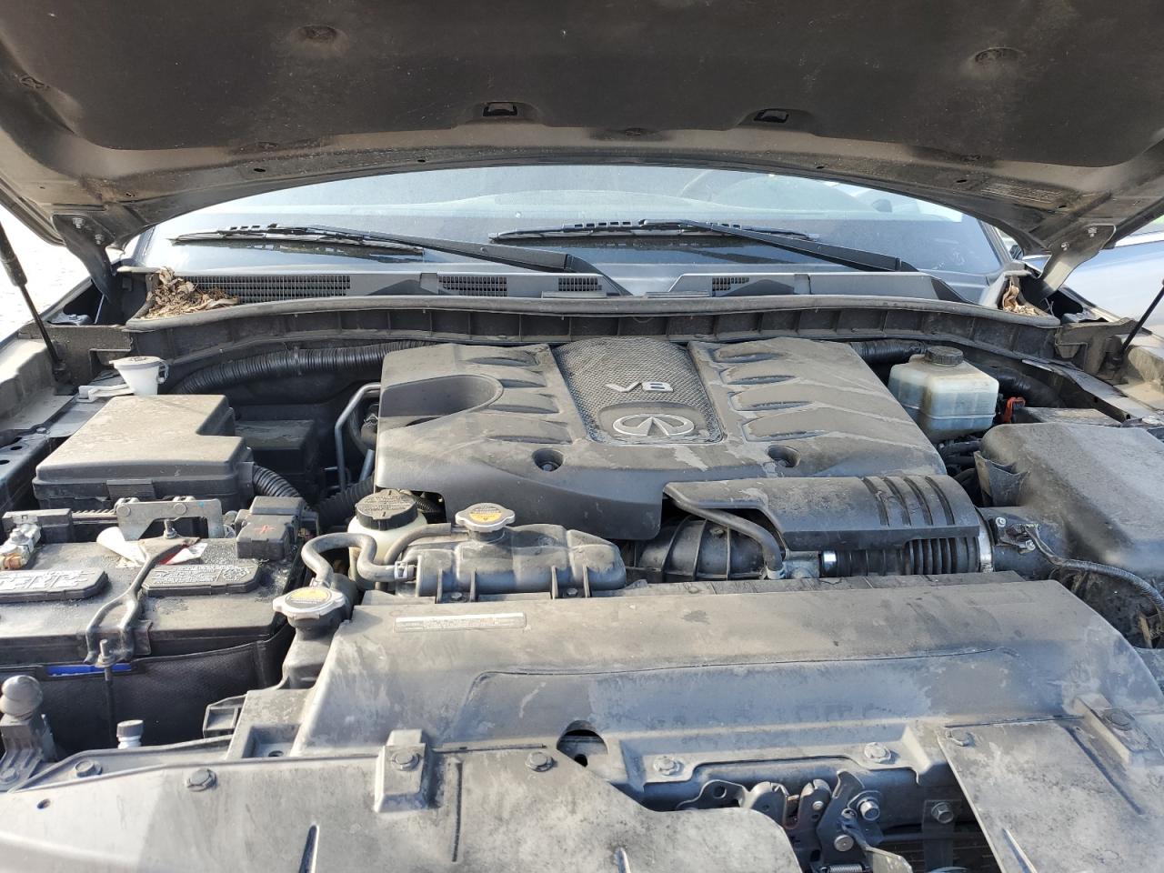 2016 Infiniti QX80 VIN JN8AZ2NE4G9126706 Copart auction photo, front end / rear end damage thumbnail 14
