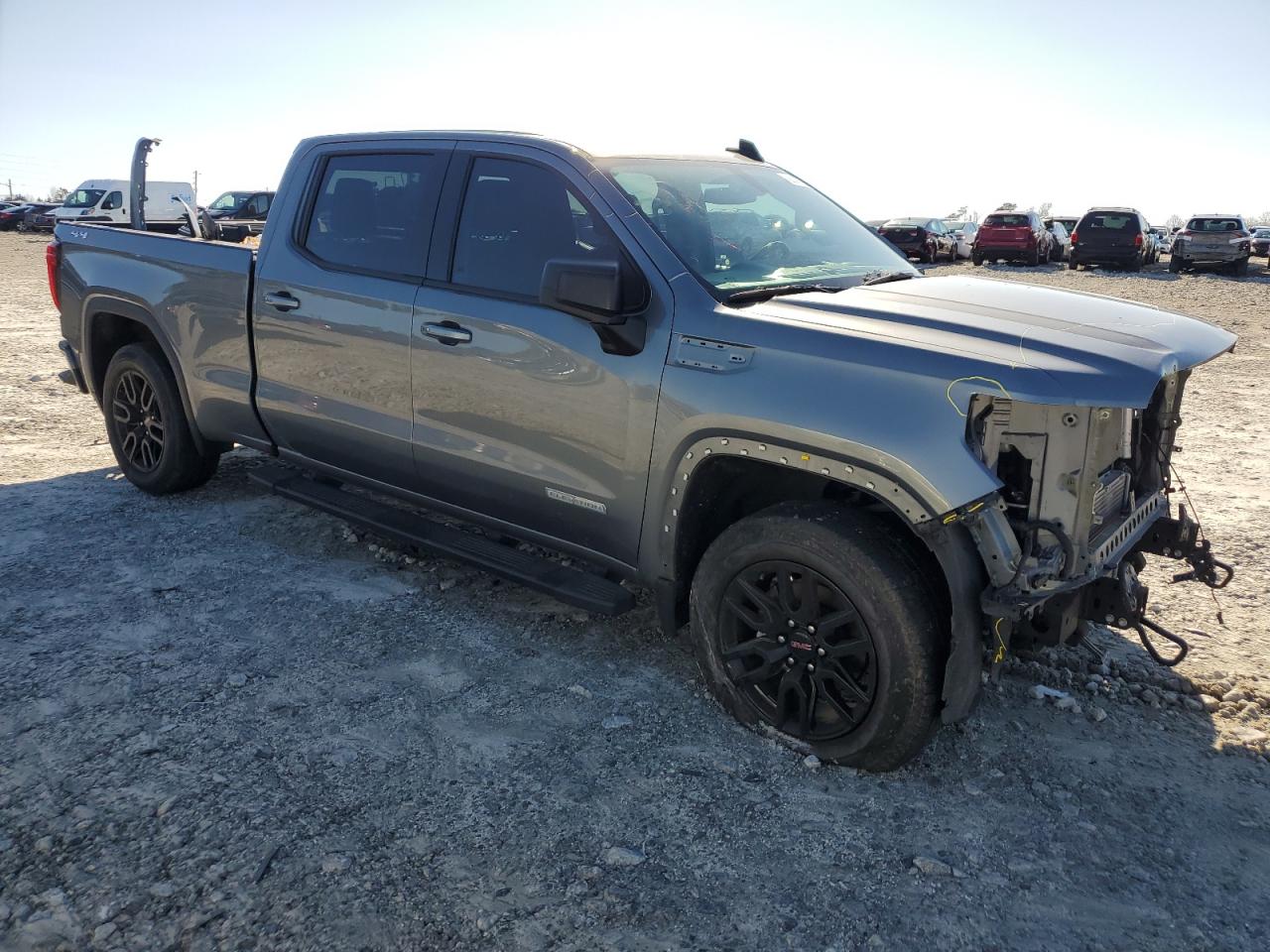 2021 GMC Sierra VIN 3GTP9CEK4MG333755 Copart auction photo, front end damage thumbnail 4