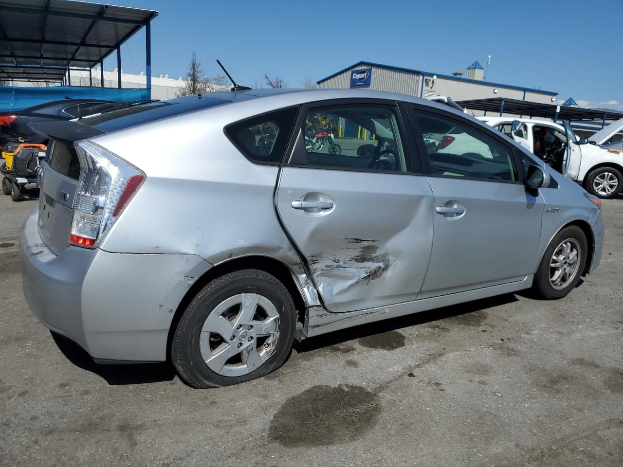 2011 Toyota Prius VIN JTDKN3DU5B5306335 Copart auction photo, side / rear end damage thumbnail 3