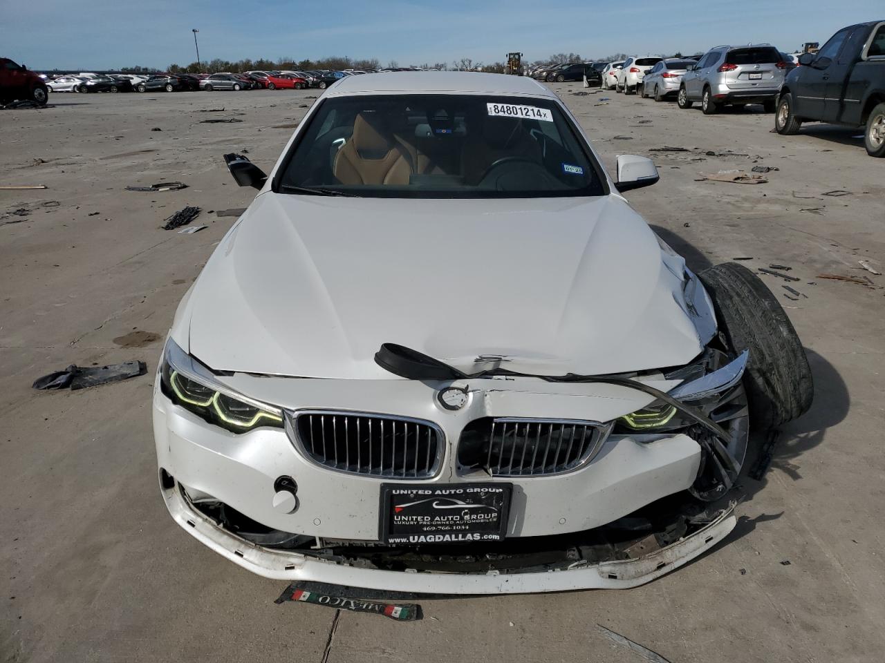2018 BMW 4er VIN WBA4Z1C50JEC60228 Copart auction photo, all over damage thumbnail 5