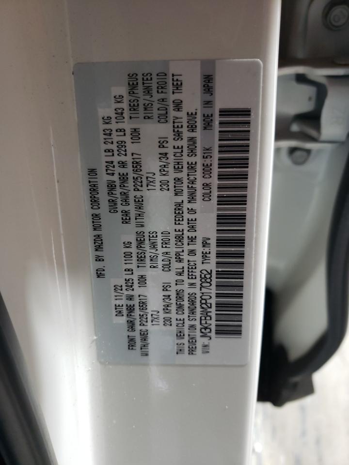 2023 Mazda CX-5 VIN JM3KFBAM2P0170852 Copart auction photo, front end / minor dent/scratches damage thumbnail 13