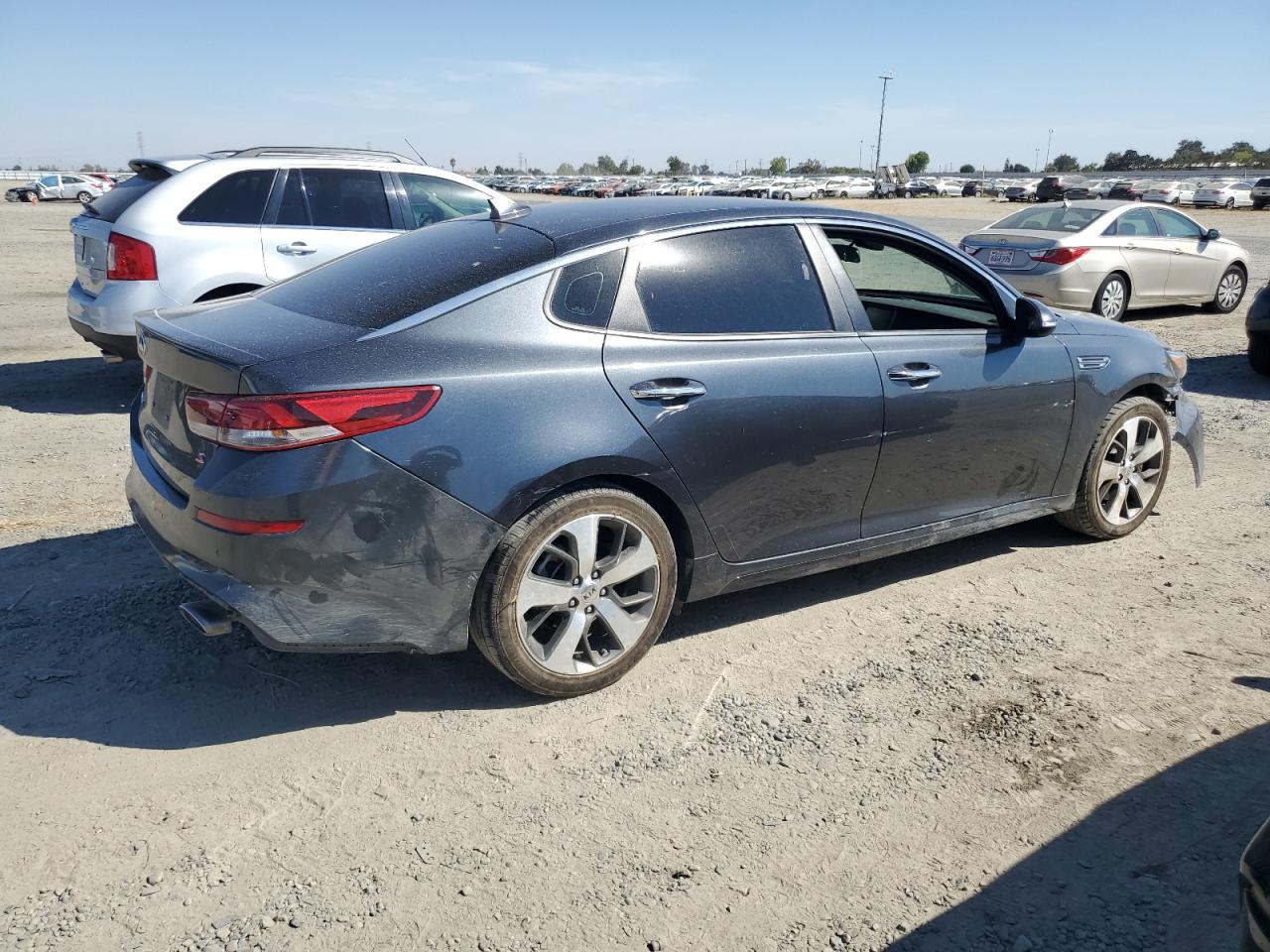2020 KIA Optima VIN 5XXGT4L30LG445246 Copart auction photo, front end damage thumbnail 3